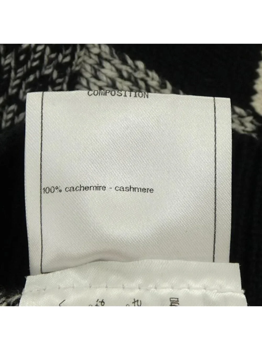 Chanel Knit Sweater Black